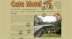 Desktop Screenshot of catsmotel.co.uk