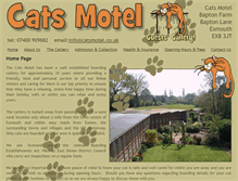 Tablet Screenshot of catsmotel.co.uk